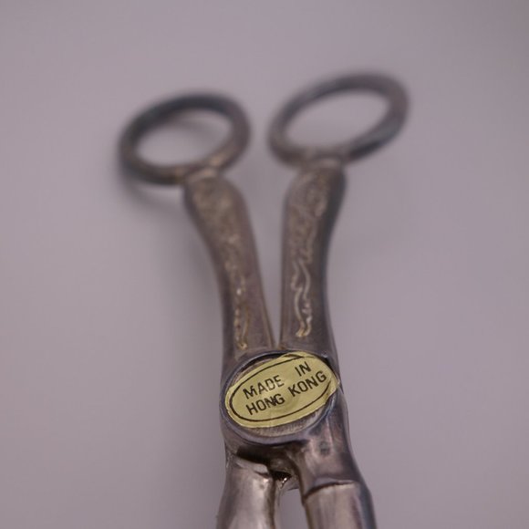 Vintage Zinc Alloy Made in Hong Kong Sandwich Tongs - Picture 12 of 16